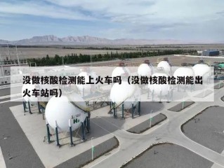 没做核酸检测能上火车吗（没做核酸检测能出火车站吗）